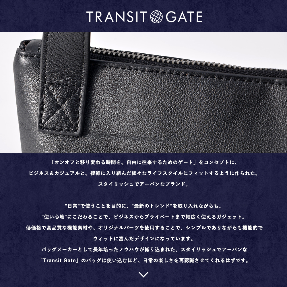 TransitGate G2 本革ミニショルダーバッグ