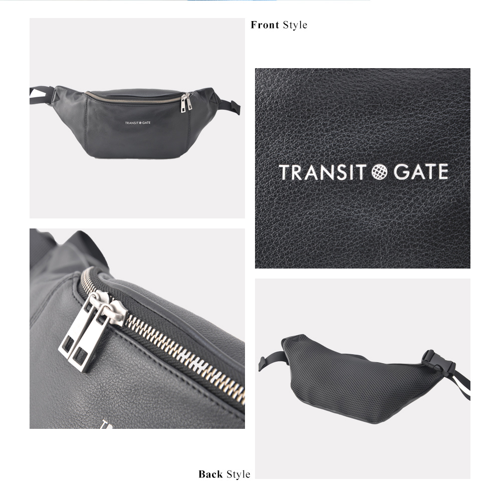 TransitGate G2 本革 ウエストバッグ