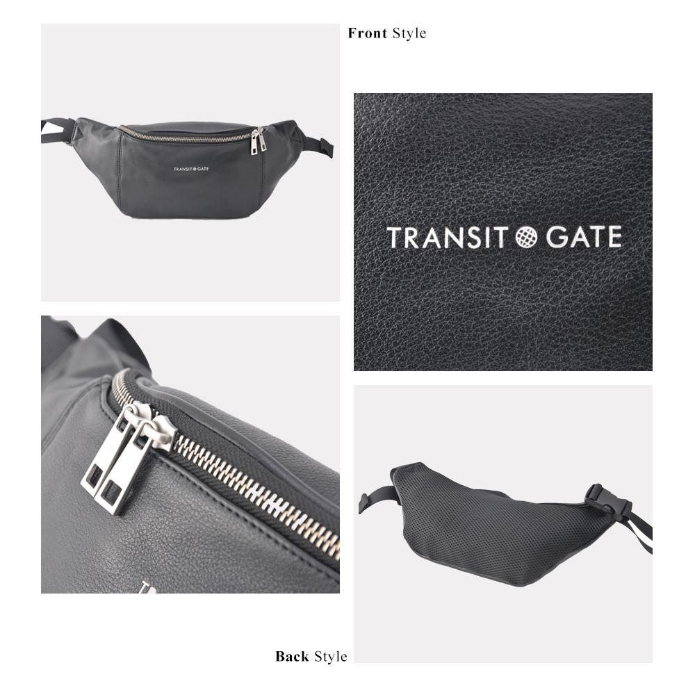 TransitGate G2 本革 ウエストバッグ